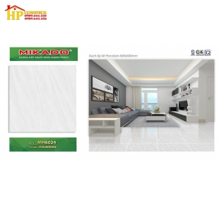 GẠCH LÁT NỀN 60X60 VÂN ĐÁ XÁM XÉO 6024 CAO CẤP GIÁ RẺ