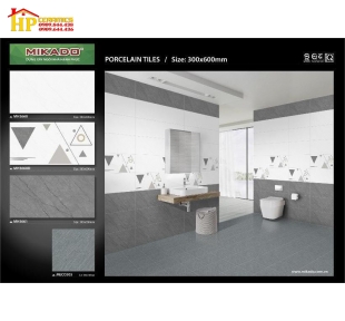 GẠCH ỐP TƯỜNG 30X60 VÂN ĐÁ XÁM ĐIỂM TAM GIÁC CÁ TÍNH 3660 CAO CẤP GIÁ RẺ