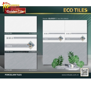 GẠCH ỐP TƯỜNG 30X60 VÂN ĐÁ XÁM ĐIỂM HƯƠU VÀNG SIÊU BÓNG 36804 CAO CẤP GIÁ RẺ