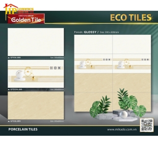 GẠCH ỐP TƯỜNG 30X60 VÂN ĐÁ VÀNG ĐIỂM SÔI ĐỘNG 36808 CAO CẤP GIÁ RẺ