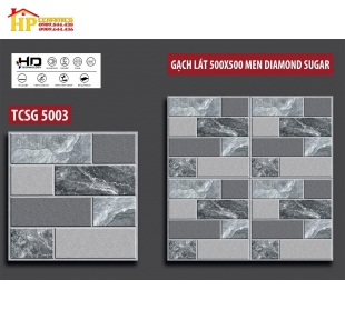 GẠCH LÁT SÂN VƯỜN 50X50 CHỮ NHẬT GHÉP XÁM 5003 CAO CẤP GIÁ RẺ