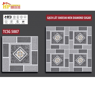 GẠCH LÁT SÂN VƯỜN 50X50 HOA VĂN CỔ ĐIỂN 5007 CAO CẤP GIÁ RẺ