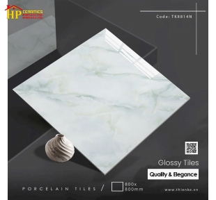 GẠCH LÁT NỀN 80X80 VÂN ĐÁ CẨM THẠCH XANH 8814 CAO CẤP GIÁ RẺ