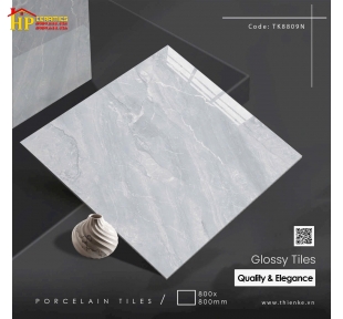 GẠCH LÁT NỀN 80X80 VÂN ĐÁ XÁM 8809 CAO CẤP GIÁ RẺ
