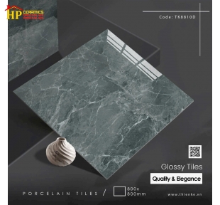 GẠCH LÁT NỀN 80X80 VÂN ĐÁ XÁM ĐẬM 8810 CAO CẤP GIÁ RẺ