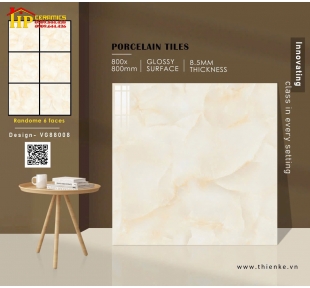 GẠCH LÁT NỀN 80X80 VÂN ĐÁ VÀNG 88008 CAO CẤP GIÁ RẺ