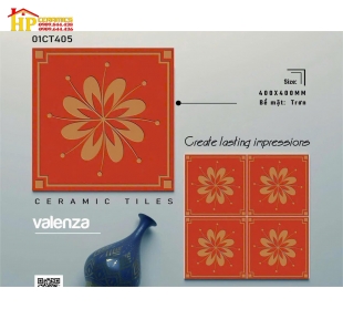 GẠCH TÀU LÁT SÂN VƯỜN 40X40 HOA VĂN BÔNG 405 CAO CẤP GIÁ RẺ