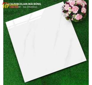 GẠCH LÁT NỀN 60X60 TRẮNG VÂN KHÓI 6694 CAO CẤP GIÁ RẺ