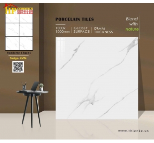 GẠCH LÁT NỀN 100X100 TRẮNG VÂN KHÓI 116 CAO CẤP GIÁ RẺ