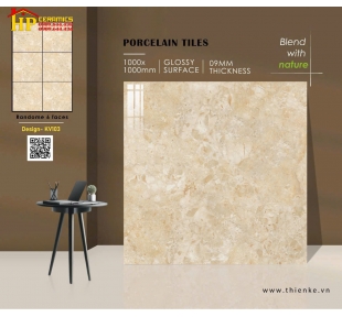 GẠCH LÁT NỀN 100X100 VÂN ĐÁ VÀNG 103 CAO CẤP GIÁ RẺ