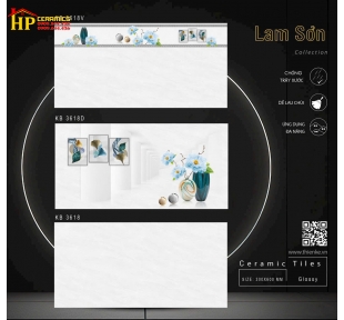 GẠCH ỐP TƯỜNG 30X60 VÂN ĐÁ XÁM ĐẬM LỢT ĐIỂM BÔNG 36018 CAO CẤP GIÁ RẺ