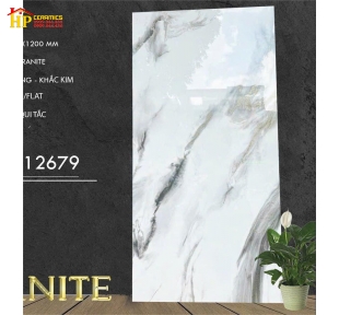 GẠCH LÁT NỀN 60X120 TRẮNG VÂN KHÓI LỚN KHẮC KIM 12679 CAO CẤP GIÁ RẺ
