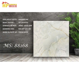 GẠCH LÁT NỀN 80X80 VÂN MÂY XANH VÀNG KHẮC KIM 88168 CAO CẤP GIÁ RẺ