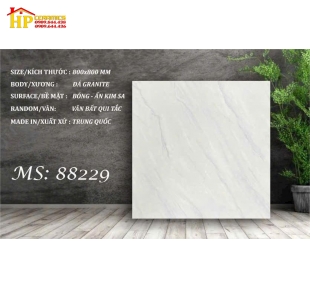 GẠCH LÁT NỀN 80X80 VÂN XÉO XÁM ẨN KIM SA 88229 CAO CẤP GIÁ RẺ