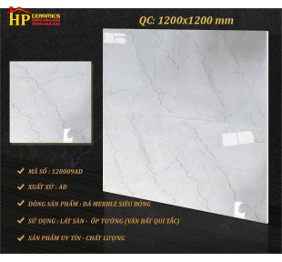 GẠCH LÁT NỀN 120X120 VÂN ĐÁ XÁM 120009 CAO CẤP GIÁ RẺ