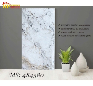 GẠCH ỐP TƯỜNG 40X80 VÂN ĐÁ XÁM NÂU MARBLE 484380 CAO CẤP GIÁ RẺ