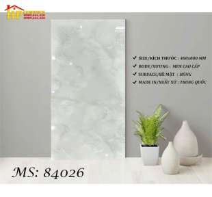 GẠCH ỐP TƯỜNG 40X80 VÂN MÂY XANH NGỌC 84026 CAO CẤP GIÁ RẺ