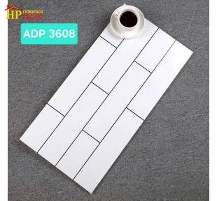 GẠCH TRANG TRÍ 30X60 Ô CHỮ NHẬT XÂY GẠCH TRẮNG 3608 CAO CẤP GIÁ RẺ