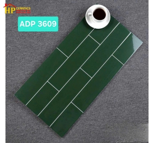 GẠCH TRANG TRÍ 30X60 Ô CHỮ NHẬT XANH XÂY GẠCH 3609 CAO CẤP GIÁ RẺ