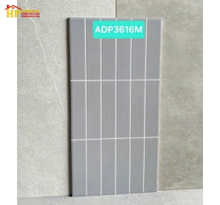 GẠCH TRANG TRÍ 30X60 18 Ô CHỮ NHẬT XÁM 3616M CAO CẤP GIÁ RẺ