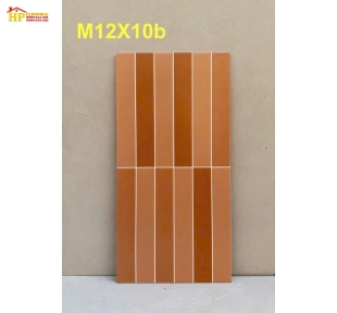 GẠCH TRANG TRÍ 30X60 12 Ô CHỮ NHẬT NÂU ĐẬM 3 MÀU M12X10B CAO CẤP GIÁ RẺ