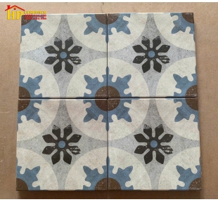 GẠCH BÔNG 20X20 BÔNG XANH CỔ ĐIỂN  CAO CẤP GIÁ RẺ