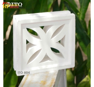 GẠCH BÔNG GIÓ 20X20 TRANG TRÍ HOA VĂN CÁNH HOA 804 CAO CẤP GIÁ RẺ