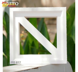 GẠCH BÔNG GIÓ 20X20 TRANG TRÍ HOA VĂN TAM GIÁC 817 CAO CẤP GIÁ RẺ