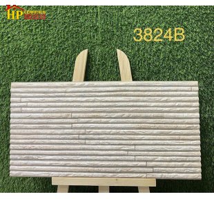 GẠCH TRANG TRÍ 30X60 MÀU KEM BE HỌA TIẾT CÁC DẢI ĐÁ THANH MẢNH CHẠY NGANG 3D NHẬP KHẨU CAO CẤP