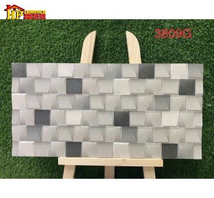 GACH TRANG TRÍ 30X60 SẮC MÀU XÁM ĐEN TRẮNG HIỆU ỨNG KHỐI VUÔNG VÁT CẠNH SOLE 3D NHẬP KHẨU CAO CẤP