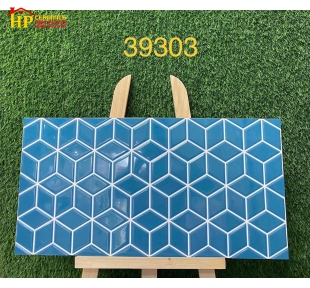 GẠCH TRANG TRÍ 30X60 HOA VĂN LỤC GIÁC NHỎ XANH 39303 CAO CẤP GIÁ RẺ