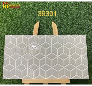 GẠCH TRANG TRÍ 30X60 HOA VĂN LỤC GIÁC GHÉP XÁM 39301 CAO CẤP GIÁ RẺ