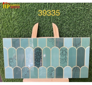 GẠCH TRANG TRÍ 30X60 HOA VĂN LÔNG VŨ XANH BÔNG 39335 CAO CẤP GIÁ RẺ