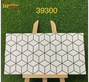 GẠCH TRANG TRÍ 30X60 LỤC GIÁC GHÉP MÀU TRẮNG 39300