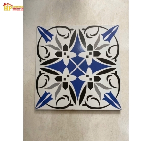 GẠCH LÁT NỀN TOLEL HOA VĂN BÔNG XANH CỔ ĐIỂN 17 CAO CẤP  GIÁ RẺ