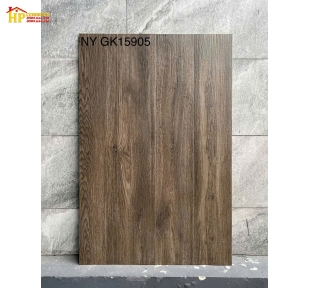 GẠCH GIẢ GỖ 15X90 VÂN GỖ NÂU ÓC CHÓ GK15905 CAO CẤP GIÁ RẺ