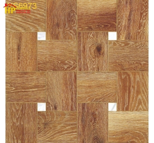 GẠCH LÁT NỀN 60X60 VÂN GỖ GHÉP YS6973 CAO CẤP GIÁ RẺ