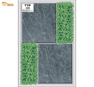 GẠCH LÁT SÂN 40X60 VÂN ĐÁ XÁM GHÉP CỎ 4606 CAO CẤP GIÁ RẺ