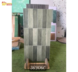 GẠCH TRANG TRÍ 30X60 Ô CHỮ NHẬT XÁM LOANG 36Y06C CAO CẤP GIÁ RẺ