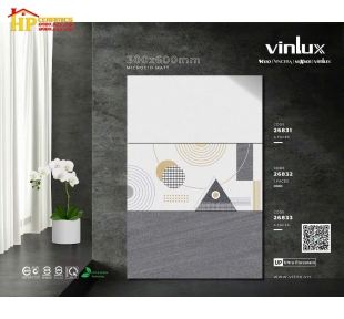 GẠCH ỐP TƯỜNG 30X60 VÂN ĐÁ XÉO XÁM ĐẬM LỢT ĐIỂM TRÒN MATT 26831 CAO CẤP GIÁ RẺ