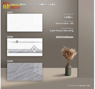 GẠCH ỐP TƯỜNG 30X60 VÂN ĐÁ XÁM ĐẬM LỢT ĐIỂM CÁ TÍNH SIÊU BÓNG 85007 CAO CẤP GIÁ RẺ