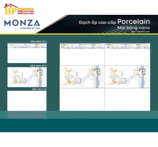 GẠCH ỐP TƯỜNG 40X80 TRẮNG TRƠN ĐIỂM BÔNG TRẮNG SIÊU BÓNG 48065S5 CAO CẤP GIÁ RẺ