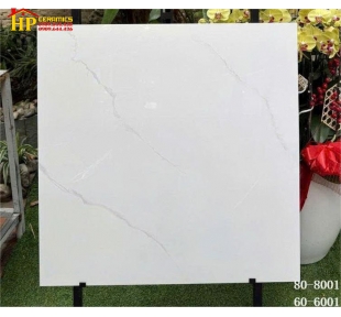 GẠCH LÁT NỀN 60X60 TRẮNG VÂN KHÓI 6001 CAO CẤP GIÁ RẺ