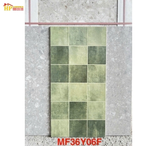 GẠCH TRANG TRÍ 30X60 Ô VUÔNG XANH LOANG 36Y06F CAO CẤP GIÁ RẺ