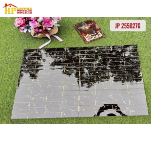 GẠCH TRANG TRÍ 25X50 KIỂU XÂY GẠCH MÀU ĐEN VÂN ĐÁ KHẮC KIM CAO CẤP GIÁ RẺ