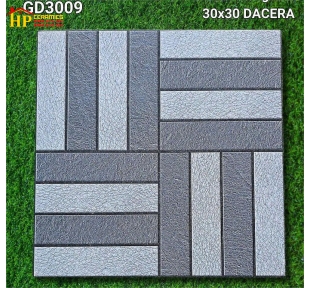 GẠCH LÁT NỀN TOLEL 30X30 HOA VĂN GHÉP XÁM ĐẬM LỢT GD3009 CAO CẤP GIÁ RẺ