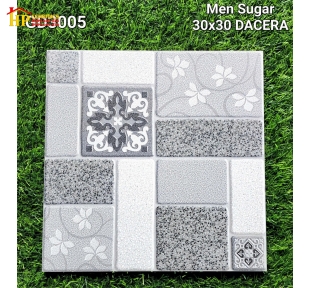 GẠCH LÁT NỀN TOLEL 30X30 HOA VĂN BÔNG XÁM GD3005 CAO CẤP GIÁ RẺ