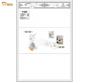GẠCH ỐP TƯỜNG 40X80 TRẮNG VÂN KHÓI ĐIỂM BÔNG SỨ TRẮNG 48601D CAO CẤP GIÁ RẺ