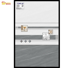 GẠCH ỐP TƯỜNG 40X80 VÂN ĐÁ XÉO XÁM ĐẬM LỢT ĐIỂM BÔNG CỎ 48403 CAO CẤP GIÁ RẺ