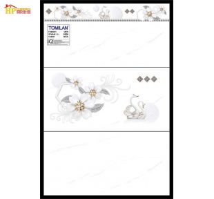 GẠCH ỐP TƯỜNG 40X80 TRẮNG VÂN KHÓI ĐIỂM THIÊN NGA 48401 CAO CẤP GIÁ RẺ